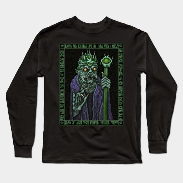 Dagon Priest Icon - Azhmodai 2020 Long Sleeve T-Shirt by azhmodai